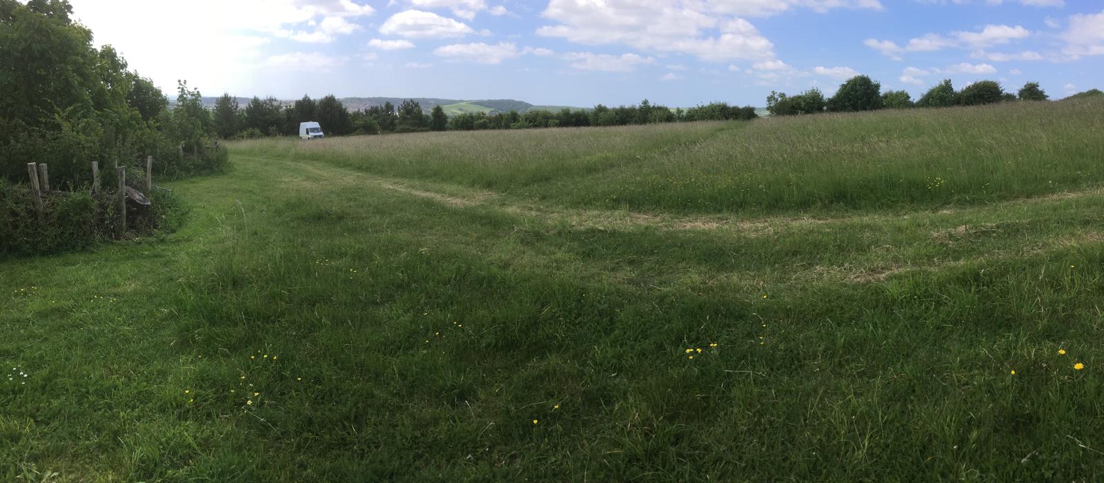 Rolling hills of Sussex Downs